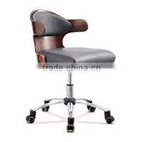 2015 New Soft Cushion Plywood Wheels Chairs for Restaurant Use