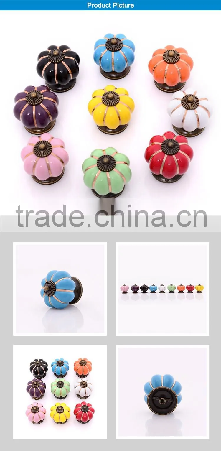 Guangdong hardware producer hot selling red kitchen knobs