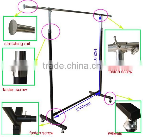 Wholesale Ajustable Store Display Racks/Mmetal Hanging Display Racks