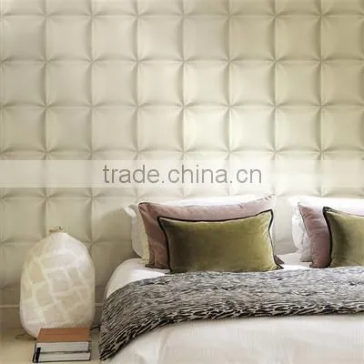 Leather-like Design PVC wallpapers 3d