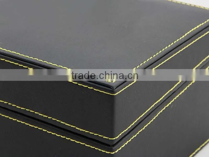Luxury Pu leather sport Watch Box with leather pillow