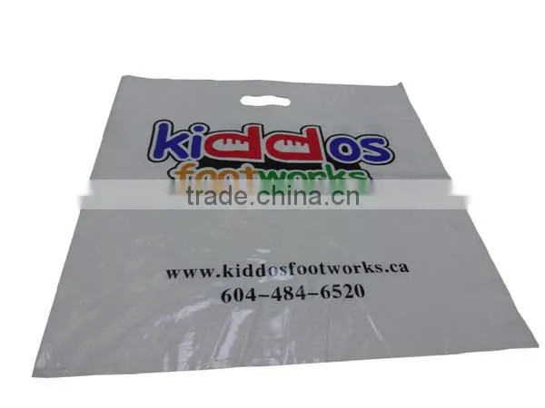 Cheap Custom logo 90 micron plastic bag