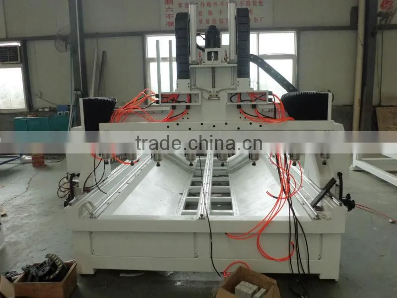 Nc Studio Control 2.2kw Water Cooling 4Axis 3D CNC Carving/Engraving Machine/Machinery