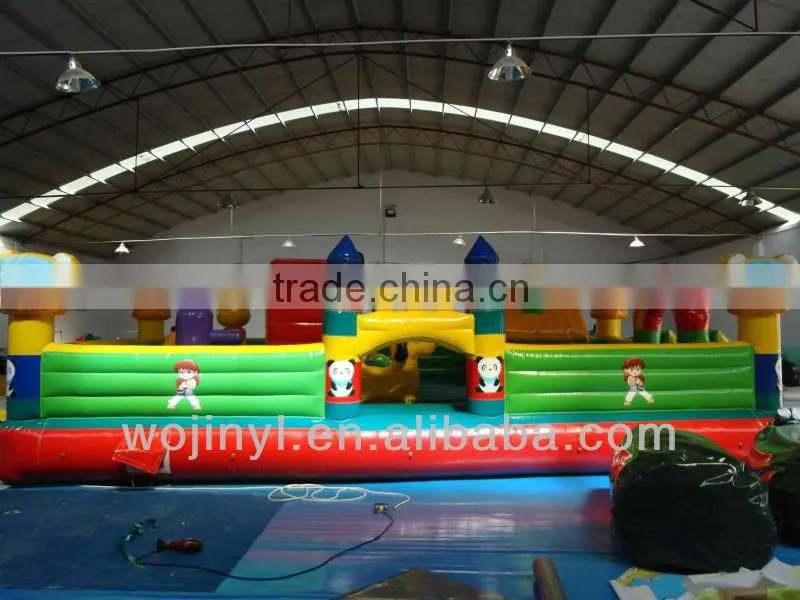 The inflatable cartoon bouncy castle commerical/used bouncy castle blower