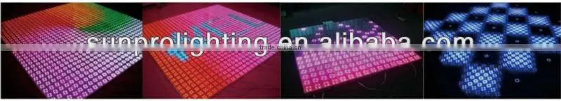 Interactive led dance floor