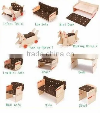Hot sale item --- child furniture (includes 11pcs per set)