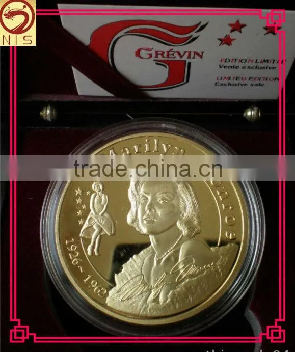 hottest custom replica gold coin