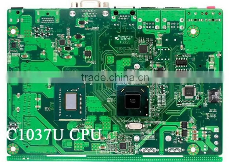 Fanless Mini Destop PC Computer HTPC Intel Celeron 1037U Dual Core 1G RAM 40G HDD with Ultra Thin Alloy chassis