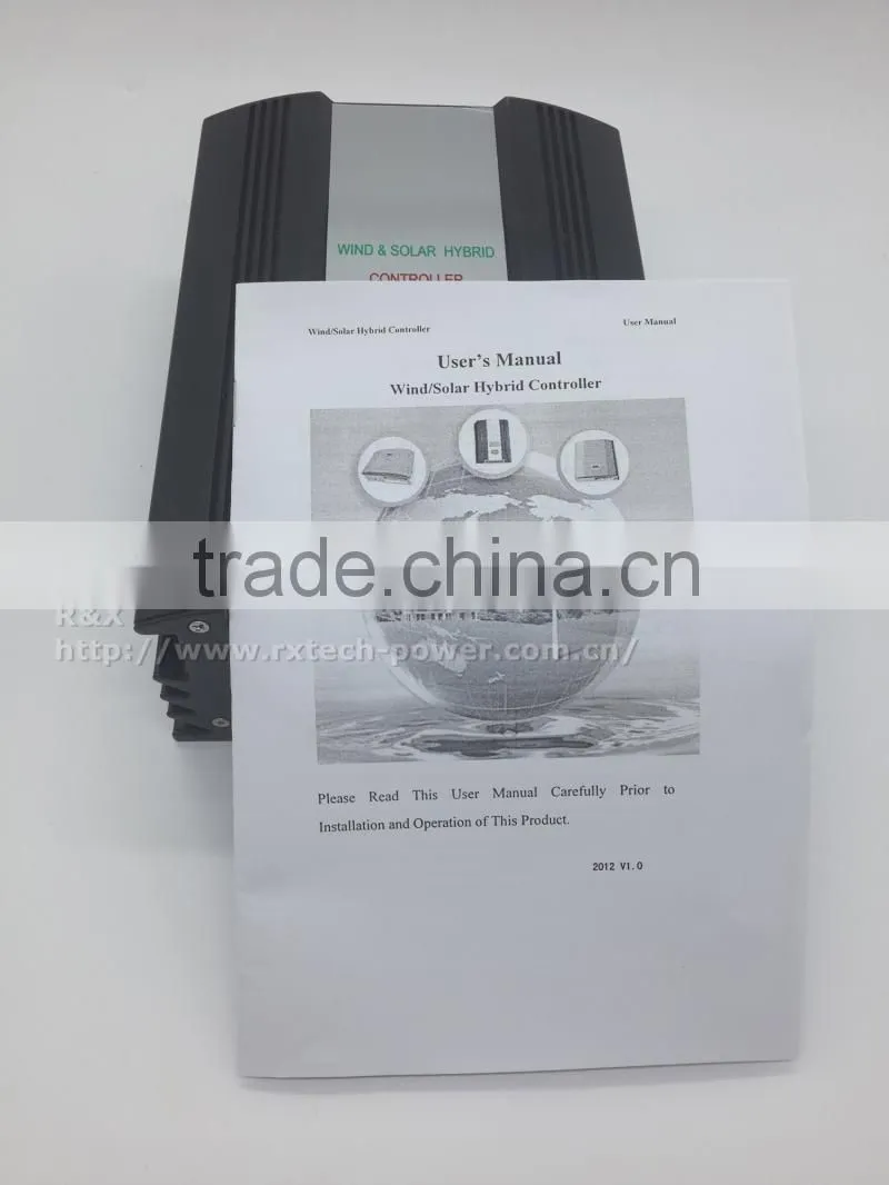 600W PWM wind solar hybrid controller with LCD display, max 900w charge controller, for max 300w solar panel and 900w windmill