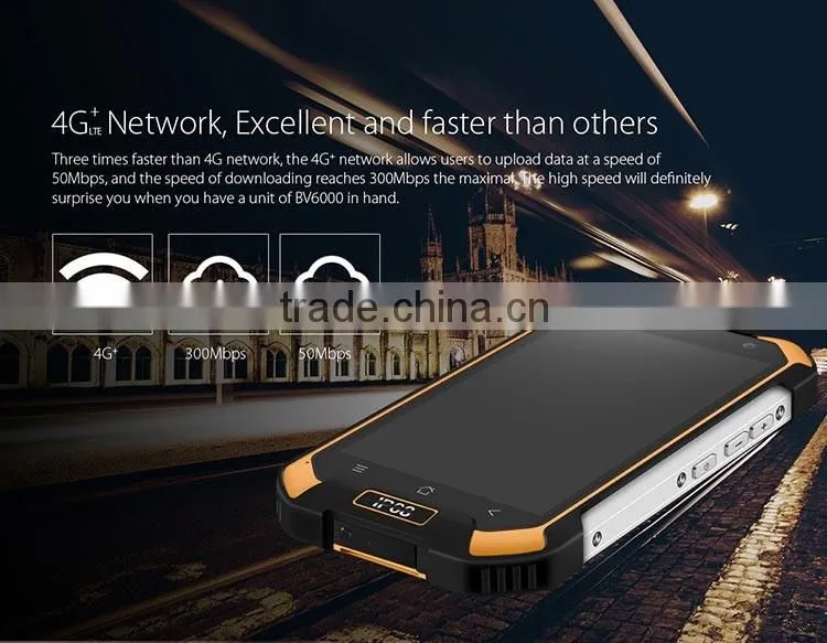 Blackview BV6000 4G NFC Waterproof Shockproof Smartphone Android 6.0 MT6755 Octa Core 3GB + 32GB 13MP 4.7" 4200mAh OTG Cellphone
