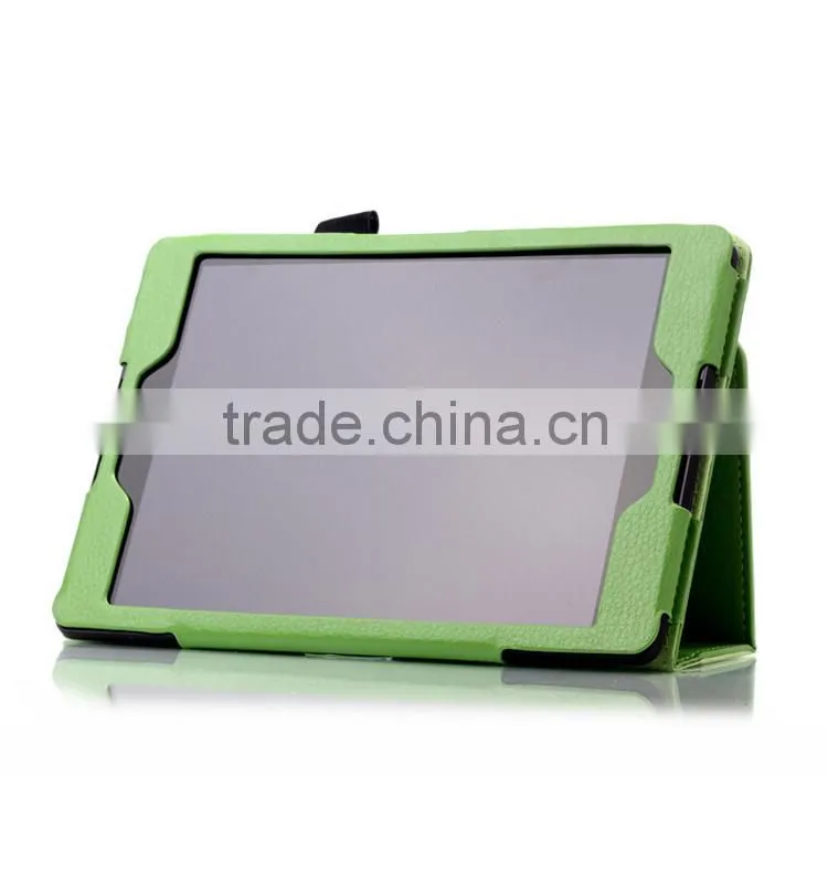 Book Style with Fold to Stand Feature Leather Case for google nexus 9