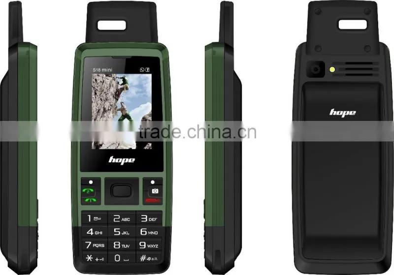 2016 Wholesale hot sale original waterproof dustproof rugged mobile phone S18mini