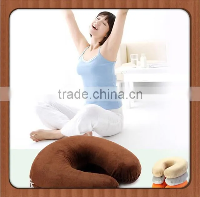 New products comfortable soft neck-protector u-shape travel hotel memory foam pillow, High quality adult travel pillow