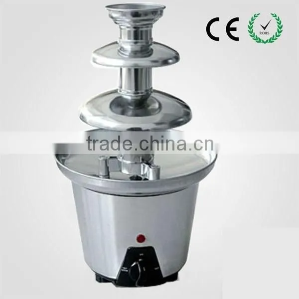 3 tiers wholesale Mini Home mini chocolate fountain, best wedding chocolate fountain