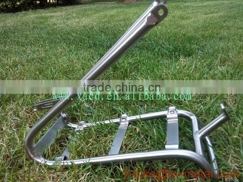Super light titanium bicycle front rack customized ti luggage carrier & bag holder cheap ti bike front rack made in china