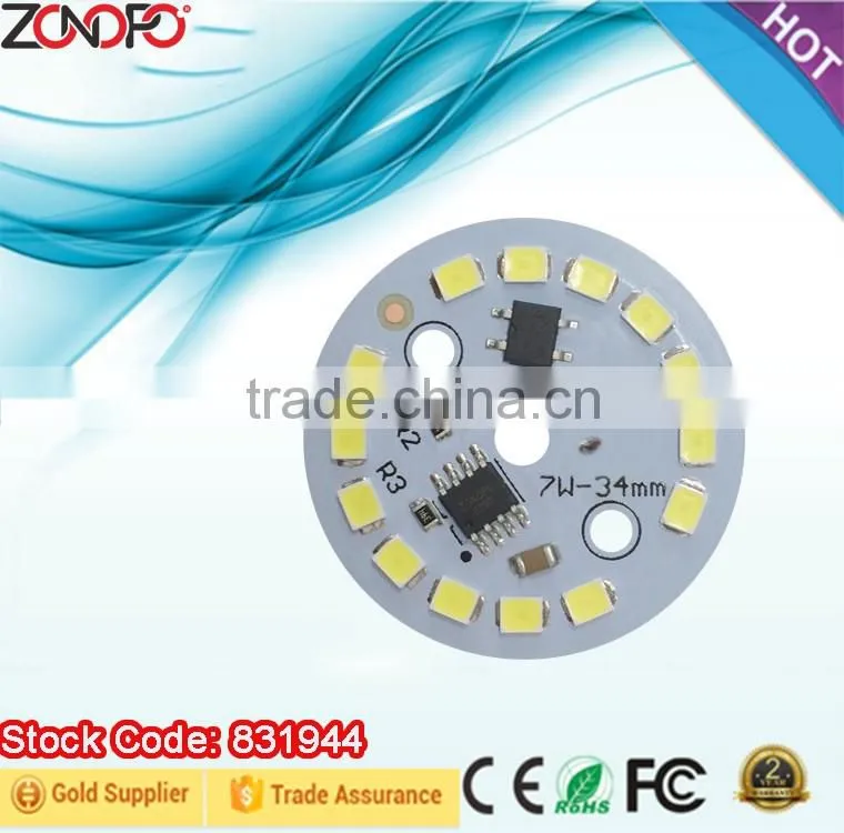 7w 3w 5w 9w 12w 15w 110v 220v input voltage constant current driver on board led bulb smd 2835 high energy conversion ac light