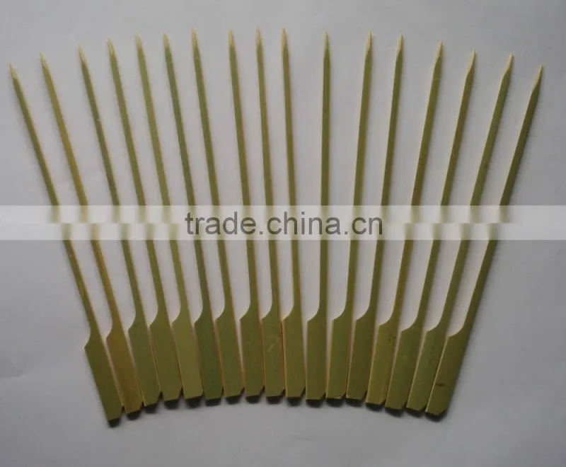 Eco-friendly flag bamboo skewer paddle skewer pick