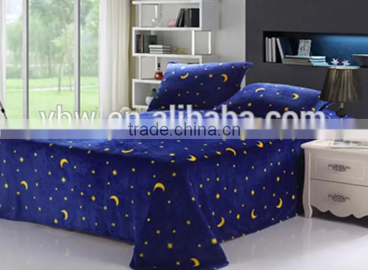 Shaoxing supplier Luxury Polyester Super soft anime blanket