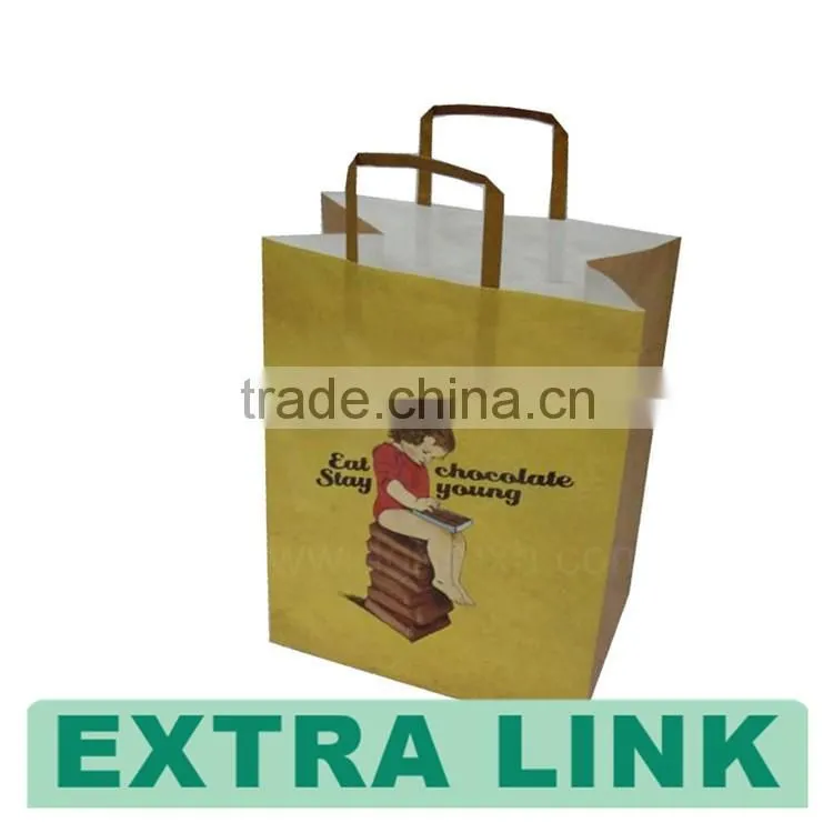 Extra Link Recycled Material High Quality Printed Paper Gift Bag Ecologic Fashion