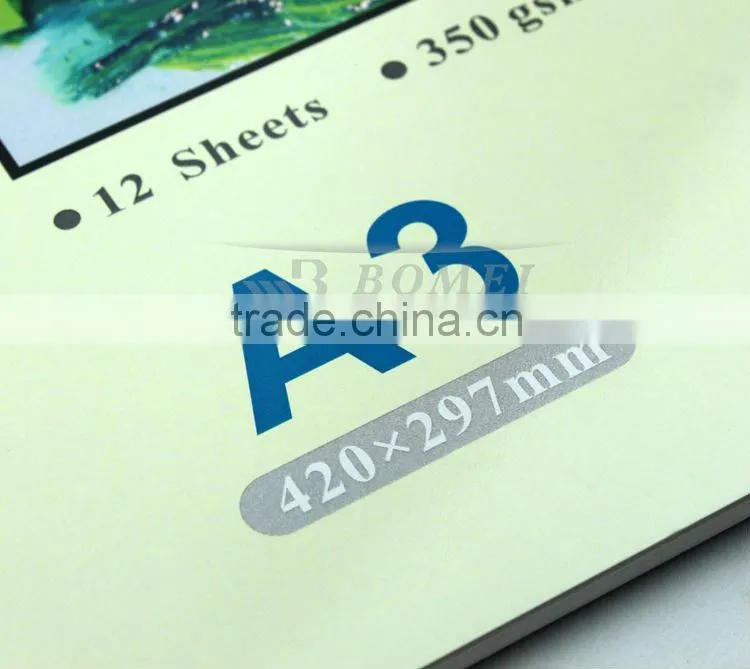 A3 oil painting pad canvas pad