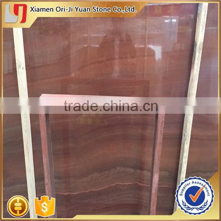 Cheap best sell red onyx stone floor tile