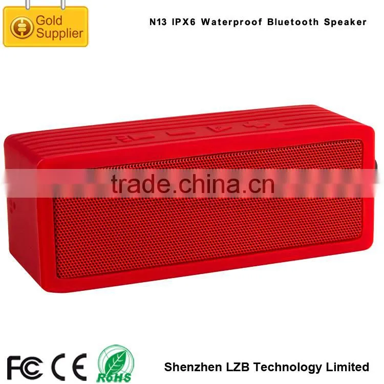 2015 Best Christmas Gift Professional V3.0 Outdoor Waterproof Bluetooth Wireless Speaker with 5h Music Play Time