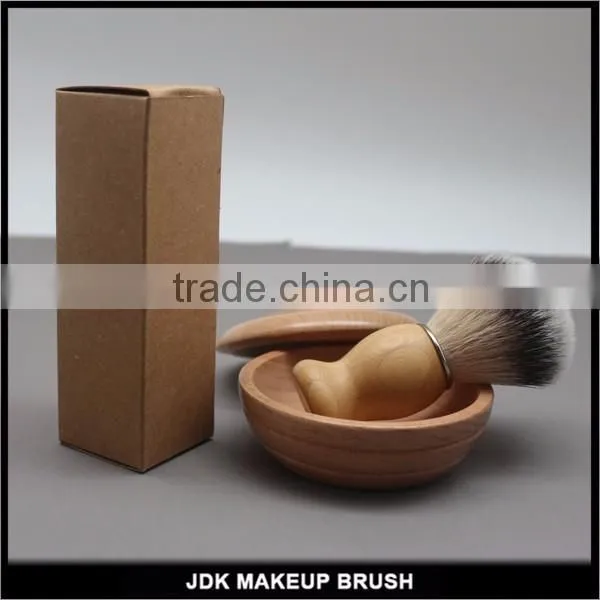 Best selling bamboo handle vegan shaving brush with synthetic hair and custom package