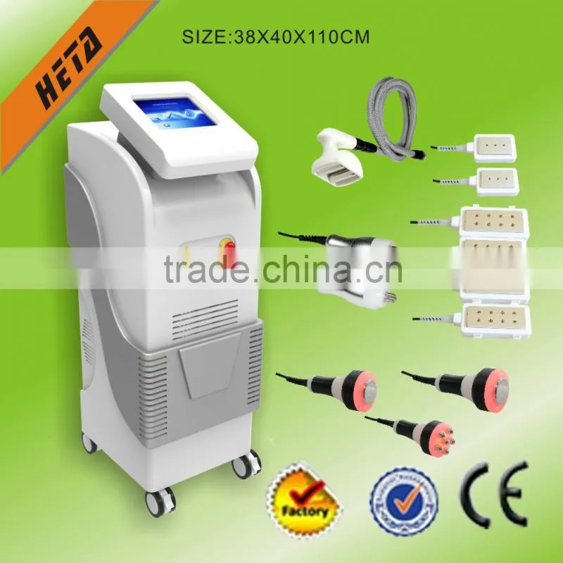 Guangzhou HETA best effective figure shaping body slimming fat melting vacuum rf ultrasonic cavitation slimming machine