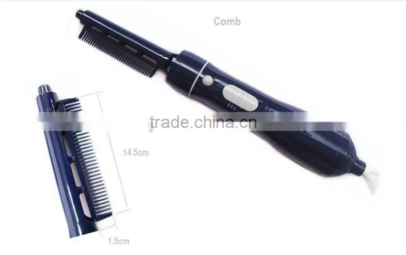 10 in 1 mutiple function hair curlers brush comb straightener dryer concentrator-black