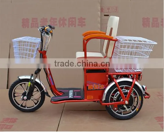 adult 3 wheel electric bicycle /electric three wheel bicycle 48V