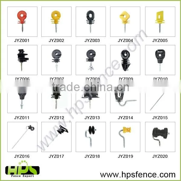 Electric fence Off set insulator for wood post
