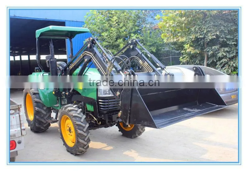 40-60HP 4x4 tractor with 4in1 front end loader