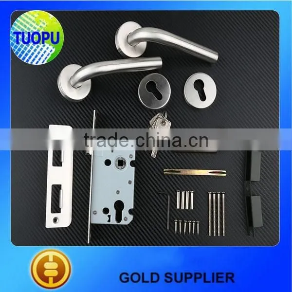 Good quality made in china stainless steel lock door handle manufacturer