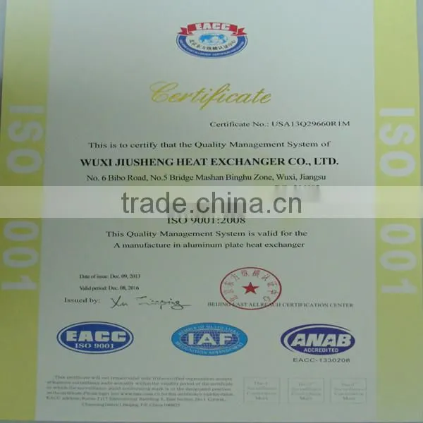 hydraulic fan brazed plate heat exchanger,fan oil cooler