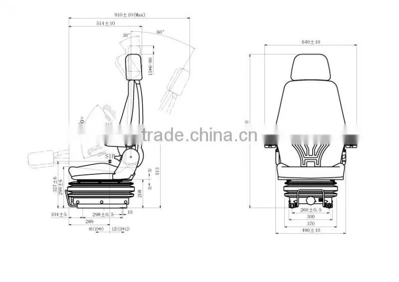 (YHF-07)Air suspension seat
