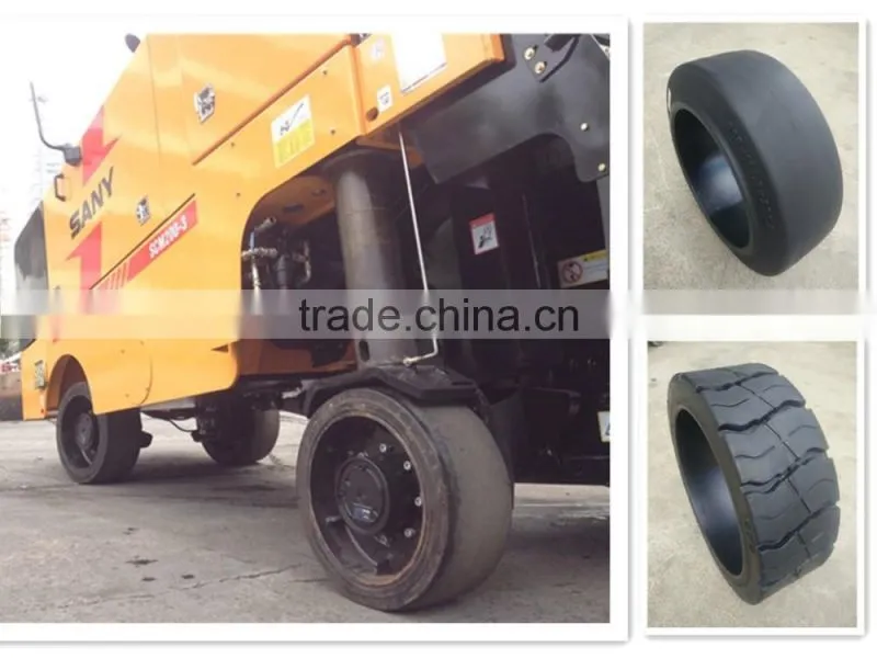 12*5*8 low speed press on tires solid rubber wheels for trailers