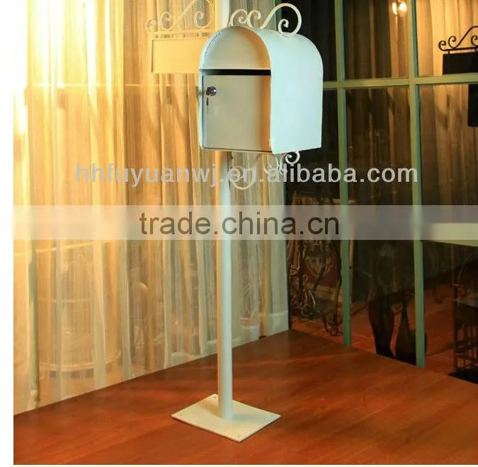 Huanghua fuyuan factory design good quality electric galvanized USA metal letterbox