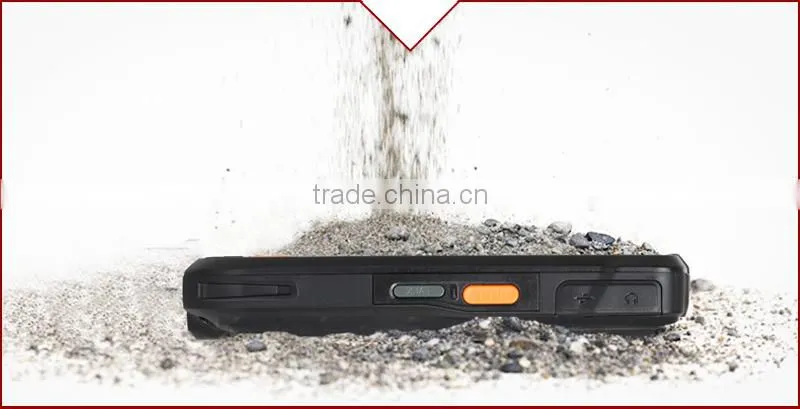 IP65 4G LET wifi nfc GPS 1D 2D barcode scanner rugged android pda