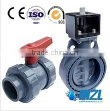 China Factory cheap BS standard thread pvc octagonal ball valve