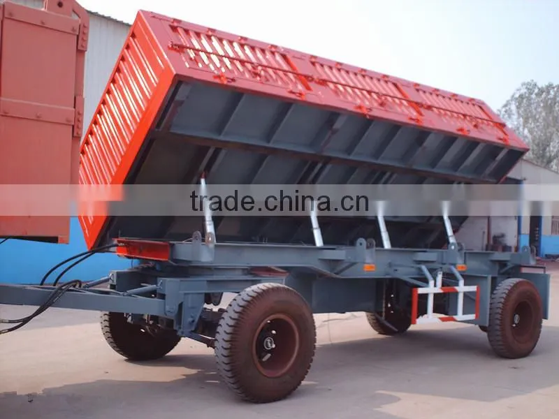 High quanlity farm tipper trailer for garden tractor for sale
