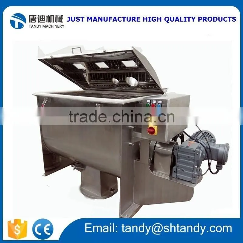 Professional horizontal foctory mixer for gelatin powder