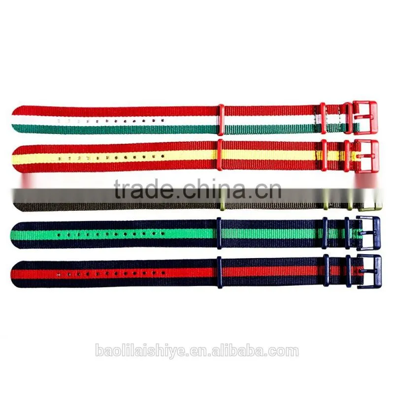 2016 Hotsale fashion 26mm nato strap/nylon watch strap