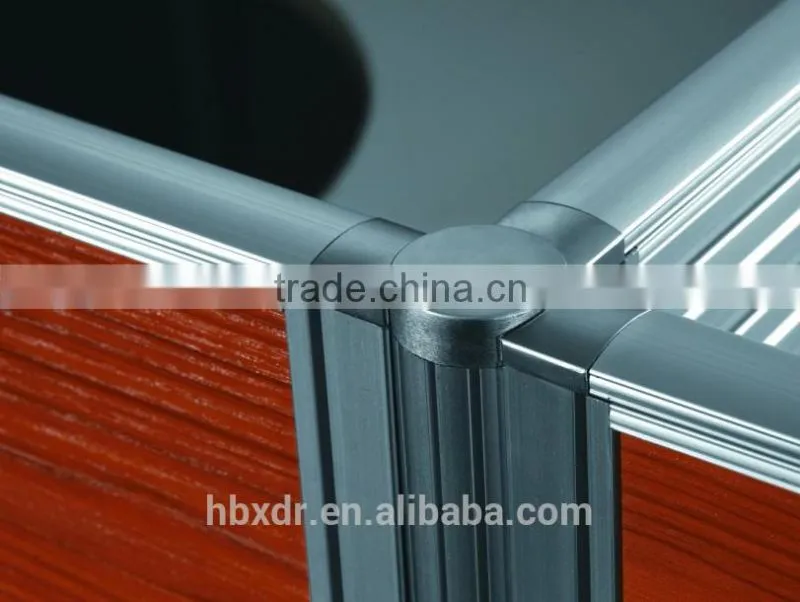 fast delivery !office partition aluminum profiles