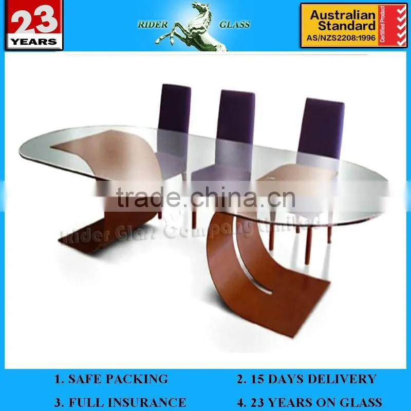 Chinese Supplier Professional Manufacturer Dinning Table Set Glass Design