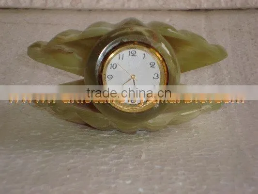 Buy cheap Long Life New selling attractive style CLOCKS ONYX MARBLE HANDICRAFTS