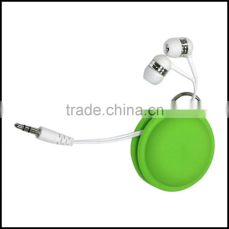 Promotional gift silicone keychain with cable organizer,custom keychain