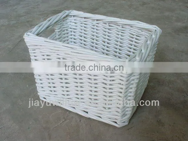 wholesale oval willow wicker gift baskets with handle