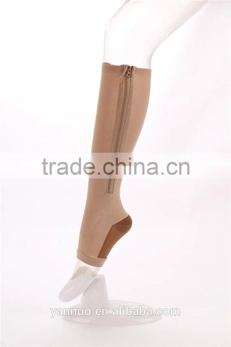 Sports Compression Socks Medical, copper Style, Solid color