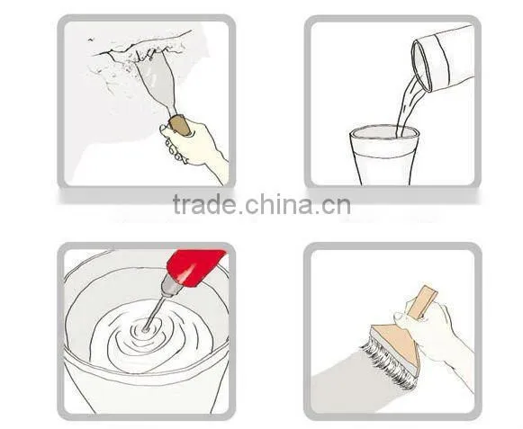 Flexible latex waterproofing coating for steel material