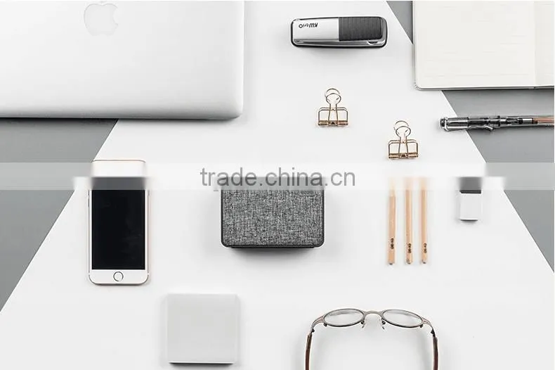 Fashion design Mini Canvas Wireless Bluetooth speaker box